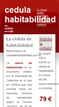 Mobile Screenshot of ceduladehabitabilidad.com.es